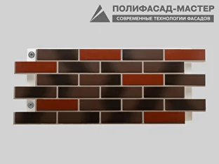 Клинкерная термопанель «Баварская кладка», 60 мм